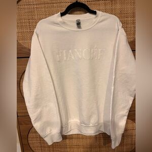 White 'Fiancée' Sweatshirt